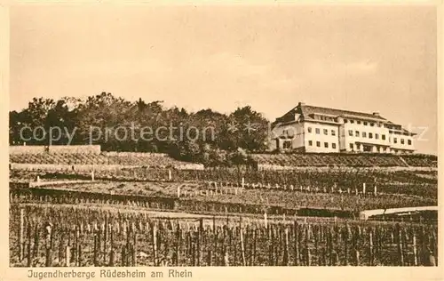 AK / Ansichtskarte Ruedesheim_Rhein Jugendherberge Ruedesheim Rhein