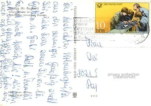 AK / Ansichtskarte Gaussig Erholungsheim der Techn Universitaet Dresden Gaussig