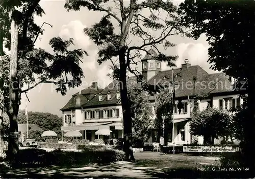 AK / Ansichtskarte Ruedesheim_Rhein Waldhotel Jagdschloss Niederwald Ruedesheim Rhein