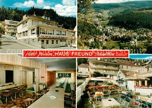 AK / Ansichtskarte Schmitten_Taunus Hotel Pension Haus Freund Schmitten Taunus
