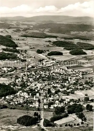 AK / Ansichtskarte Schoenbach_Dillkreis Fliegeraufnahme Schoenbach Dillkreis