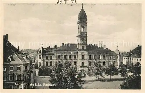 AK / Ansichtskarte Grossenhain_Sachsen Rathaus Grossenhain Sachsen