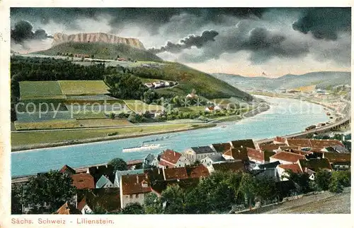 AK / Ansichtskarte Lilienstein  Lilienstein