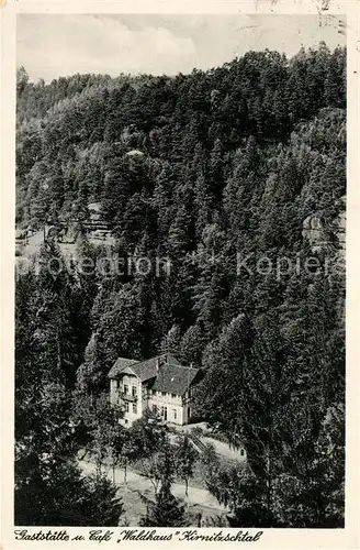 AK / Ansichtskarte Kirnitzschtal Gasthaus Waldhaus Kirnitzschtal