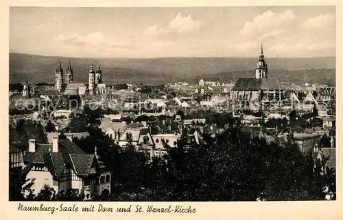 AK / Ansichtskarte Naumburg_Saale St. Wenzel Kirche Naumburg_Saale