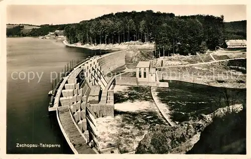 AK / Ansichtskarte Zschopau Talsperre Zschopau