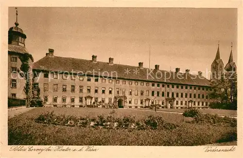 AK / Ansichtskarte 0 Hoexter_Weser Schloss Corvey Hoexter Weser