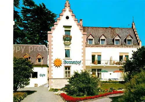 AK / Ansichtskarte Obermais_Meran Pension Cafe Sonnenhof Obermais Meran