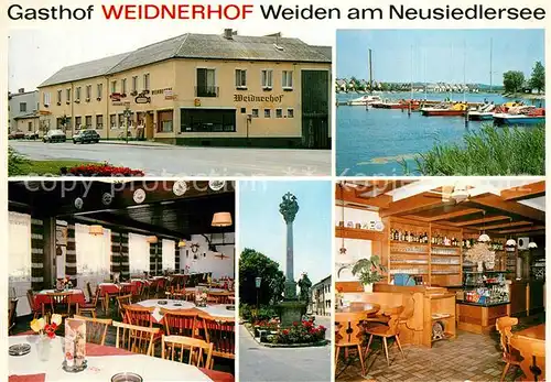 AK / Ansichtskarte Weiden_See Gasthof Pension Weidnerhof am Neusiedlersee Weiden_See