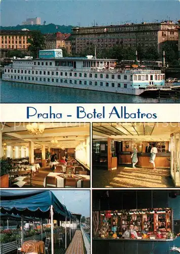 AK / Ansichtskarte Praha_Prahy_Prague Botel Albatros Restaurant Praha_Prahy_Prague
