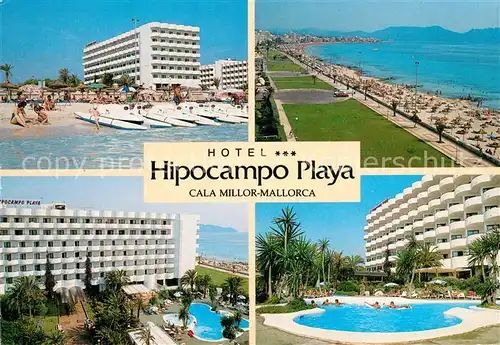 AK / Ansichtskarte Cala_Millor_Mallorca Hotel Hipocampo Playa Piscina Cala_Millor_Mallorca