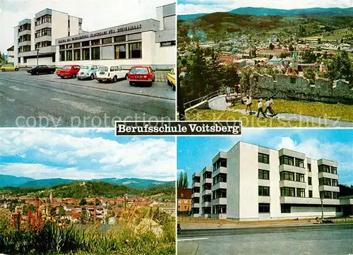 AK / Ansichtskarte Voitsberg_Steiermark Berufsschule mit Internat Burgruine Panorama Voitsberg_Steiermark