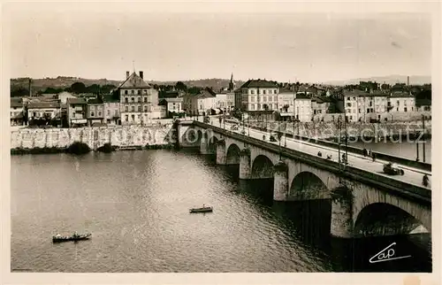 AK / Ansichtskarte Roanne_Loire Pont sur la Loire et le Coteau Roanne Loire