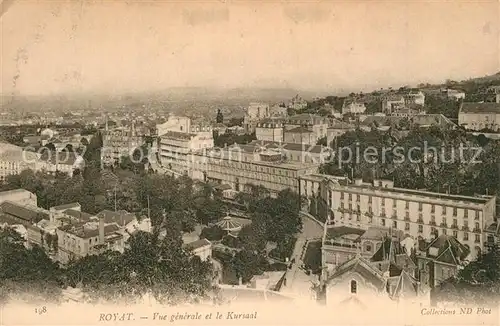 AK / Ansichtskarte Royat_les_Bains Vue generale et le Kursaal Royat_les_Bains