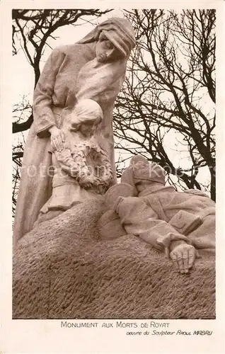 AK / Ansichtskarte Royat_Puy_de_Dome Monument aux Morts Royat_Puy_de_Dome