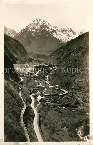 AK / Ansichtskarte Cauterets Route de Pierrefitte Cauterets