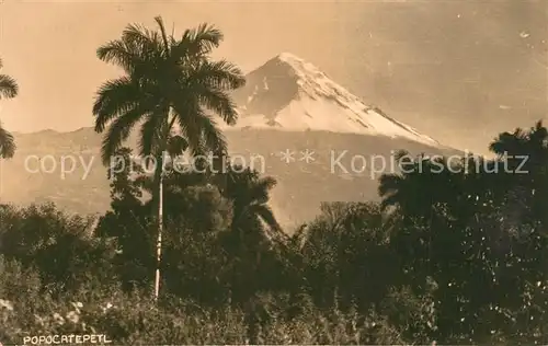 AK / Ansichtskarte Popocate_Petl Vulkan Popocate Petl