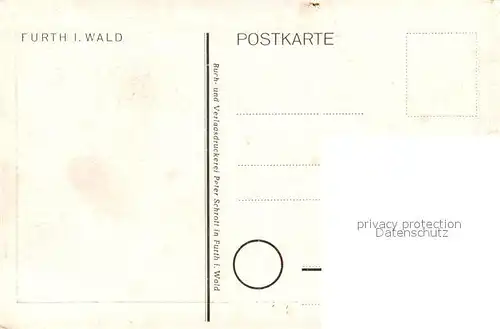 AK / Ansichtskarte Furth_Wald  Furth_Wald