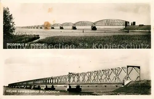 AK / Ansichtskarte Moerdijk_Belgium Spoorbrug Niuuwe Verkeersbrug Moerdijk Belgium