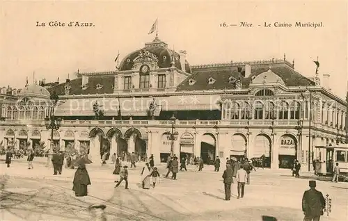 AK / Ansichtskarte Nice_Alpes_Maritimes Casino Municipal Nice_Alpes_Maritimes