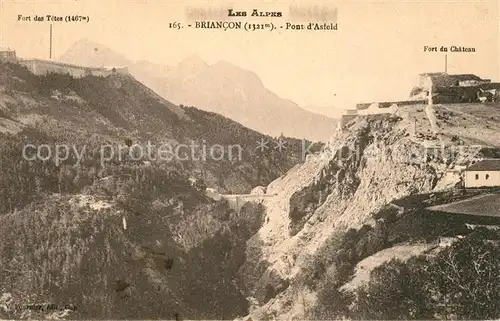 AK / Ansichtskarte Briancon Pont d`Asfeld Briancon