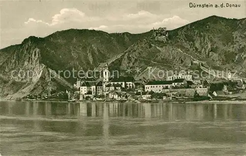 AK / Ansichtskarte 0 Duernstein_Wachau Donaupartie Duernstein_Wachau
