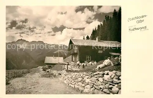 AK / Ansichtskarte Loschboden Alpe Kalkwand 