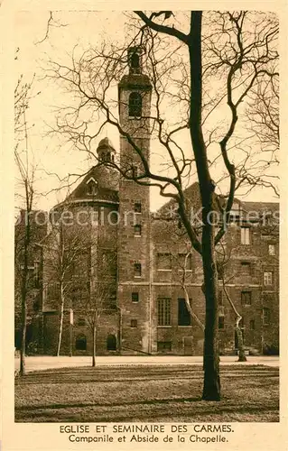 AK / Ansichtskarte Paris Eglise et Seminaire des Carmes Paris