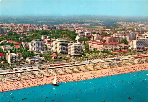 AK / Ansichtskarte Riccione Fliegeraufnahme mit Strand Riccione