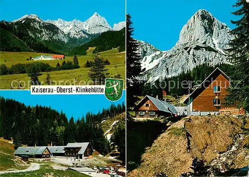 AK / Ansichtskarte Kaiserau_Admont mit Alpenschl??l Oberst Klinke H?tte Kaiserau Admont