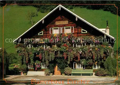 AK / Ansichtskarte Dienten_Hochkoenig Blumenhaus Dienten Appartements Dienten Hochkoenig