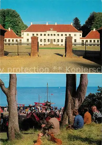 AK / Ansichtskarte Aarhus Moesgard Forhistorisk Museum Vikingetraef ved Moesgard Strand Aarhus