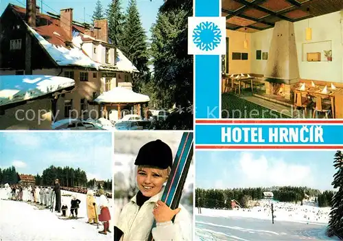 AK / Ansichtskarte Spicak Hotel Hrncir Wintersport Spicak