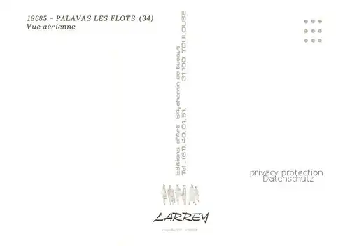 AK / Ansichtskarte Palavas les Flots_Herault Vue aerienne Palavas les Flots_Herault