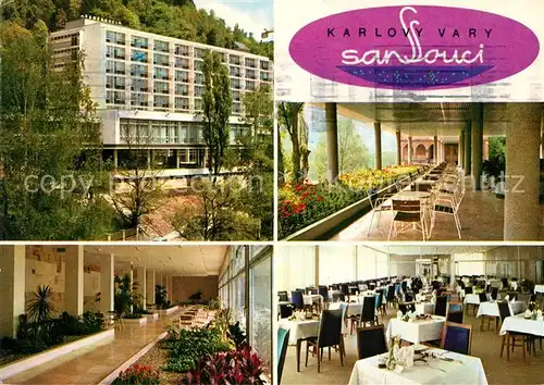 AK / Ansichtskarte Karlovy_Vary Sanatorium Sanssouci Karlovy Vary