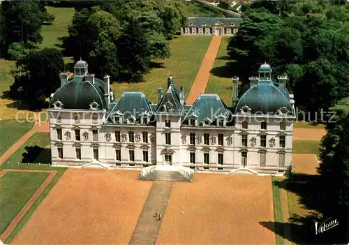 AK / Ansichtskarte Cheverny Chateau du XVIIe siecle vue aerienne Collection Les Merveilles du Val de Loire Cheverny