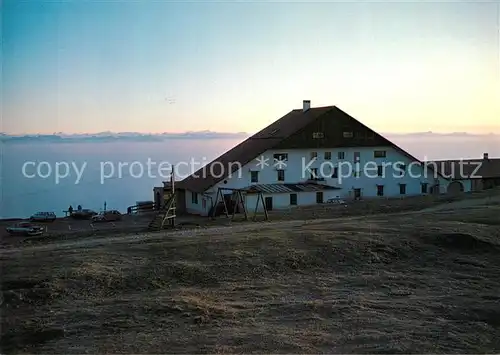 AK / Ansichtskarte Nods_BE Hotel du Chasseral Nebelmeer Alpenkette Nods_BE