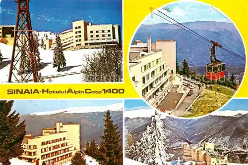 AK / Ansichtskarte Sinaia Hotelul Alpin Cota Berghotel Bergbahn Karpaten Sinaia