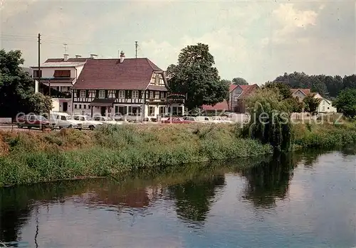 AK / Ansichtskarte La_Wantzenau Restaurant au bord de l Ill La_Wantzenau