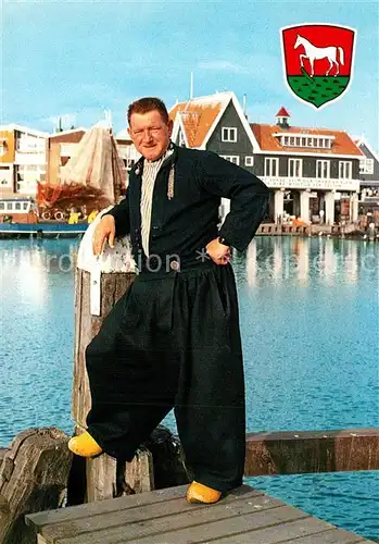 AK / Ansichtskarte Volendam Trachten Volendam