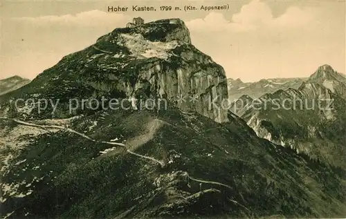 AK / Ansichtskarte Appenzell_IR Hoher Kasten Appenzell IR