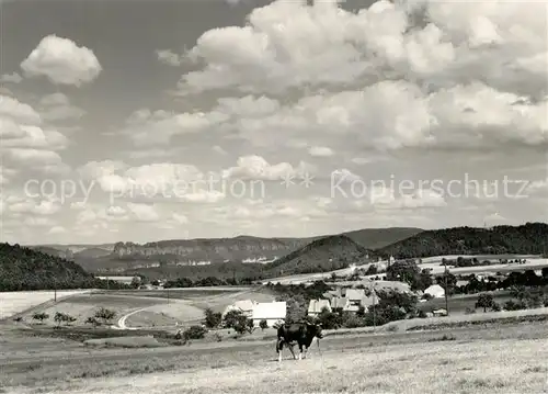 AK / Ansichtskarte Papstdorf Panorama Papstdorf
