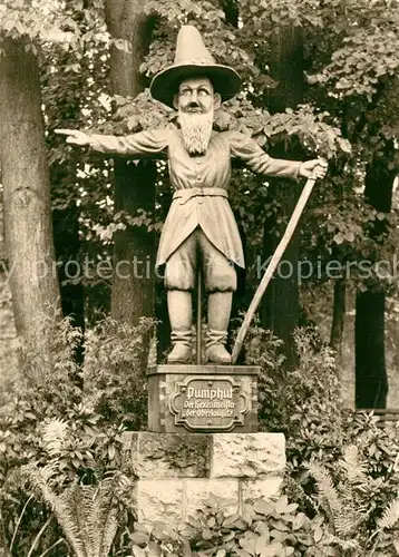 AK / Ansichtskarte Wilthen Pumphut Skulptur Der Hexenmeister der Oberlausitz Wilthen