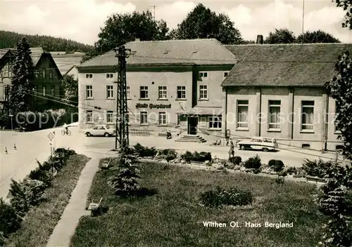 AK / Ansichtskarte Wilthen Haus Bergland Wilthen