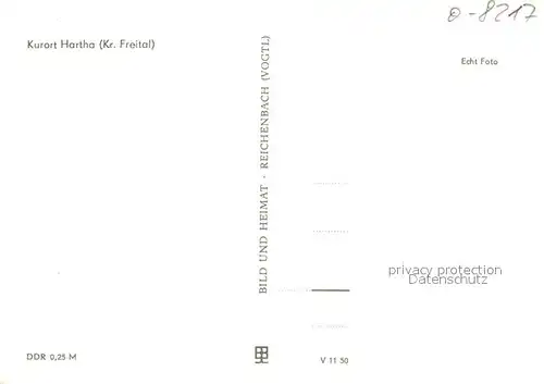 AK / Ansichtskarte Hartha_Tharandt Kurhaus FDGB Erholungsheim Forsthaus Hexenhaeusl Panorama Hartha Tharandt