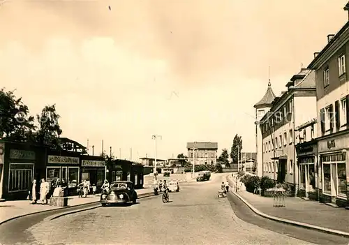 AK / Ansichtskarte Heidenau_Sachsen Bahnhofstrasse Heidenau Sachsen