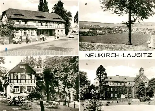 AK / Ansichtskarte Neukirch_Lausitz VEB Zwiebackfabrik uebersicht Gaststaette Waldschloesschen Polytech Oberschule  Neukirch_Lausitz
