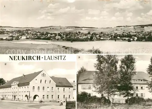 AK / Ansichtskarte Neukirch_Lausitz Panorama HO Hotel Oberland Jugendherberge Neukirch_Lausitz