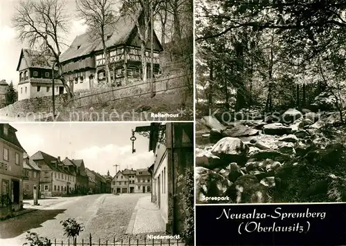 AK / Ansichtskarte Neusalza Spremberg Reiterhaus Niedermarkt Spreepark Neusalza Spremberg