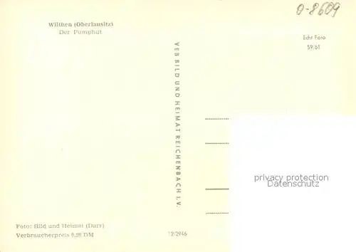 AK / Ansichtskarte Wilthen Pumphut Skulptur Wilthen